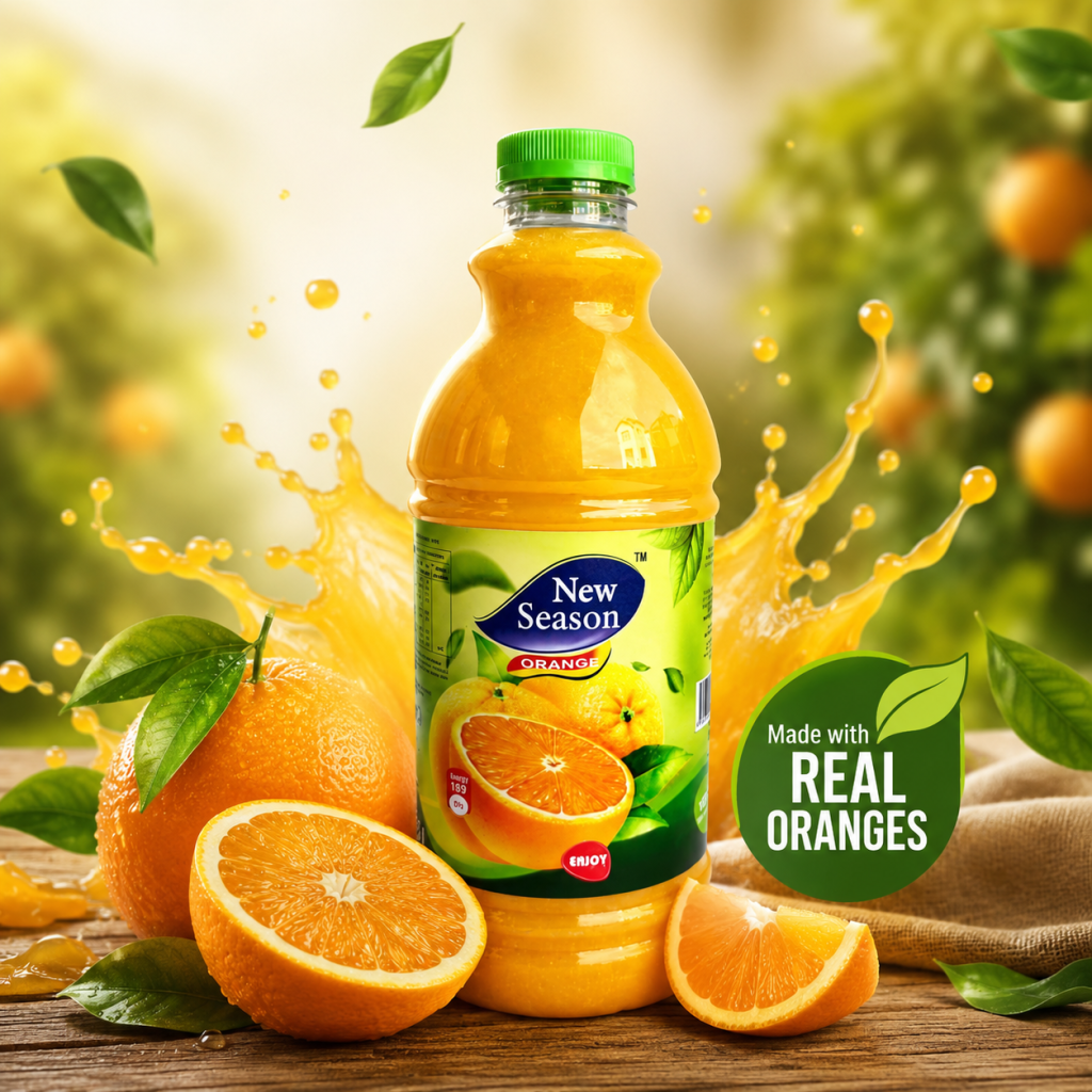 New Season 100% Orange Juice