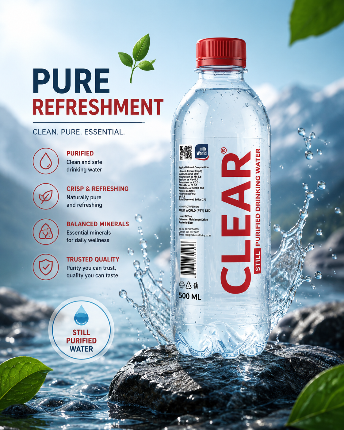 clear water poster